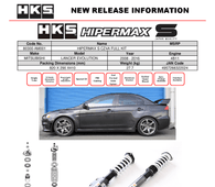 MITSUBISHI LANCER EVO 10 08-16 - HKS HIPERMAX S SERIES