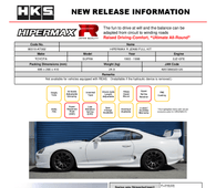 TOYOTA SUPRA MKIV 94-98 - HKS HIPERMAX R COILOVER