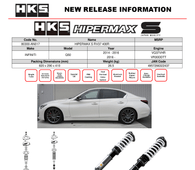 INFINITI Q50 14-16 - HKS HIPERMAX S SERIES