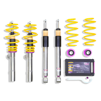 AUDI TT(8J) QUATTRO (ALL ENGINES) 09-15/VOLKSWAGEN GOLF GTI 10-14 W/O MAGNECTIC RIDE - KW SUSPENION V3 COILOVER KIT